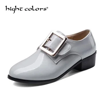 2019 New British Wind Belt Buckle Bright Leather Mules Shoes Female Low With Students Round Head Deep Mouth Single Shoes
2019 New British Wind Belt Buckle Bright Leather Mules Shoes Female Low With Students Round Head Deep Mouth Single Shoes