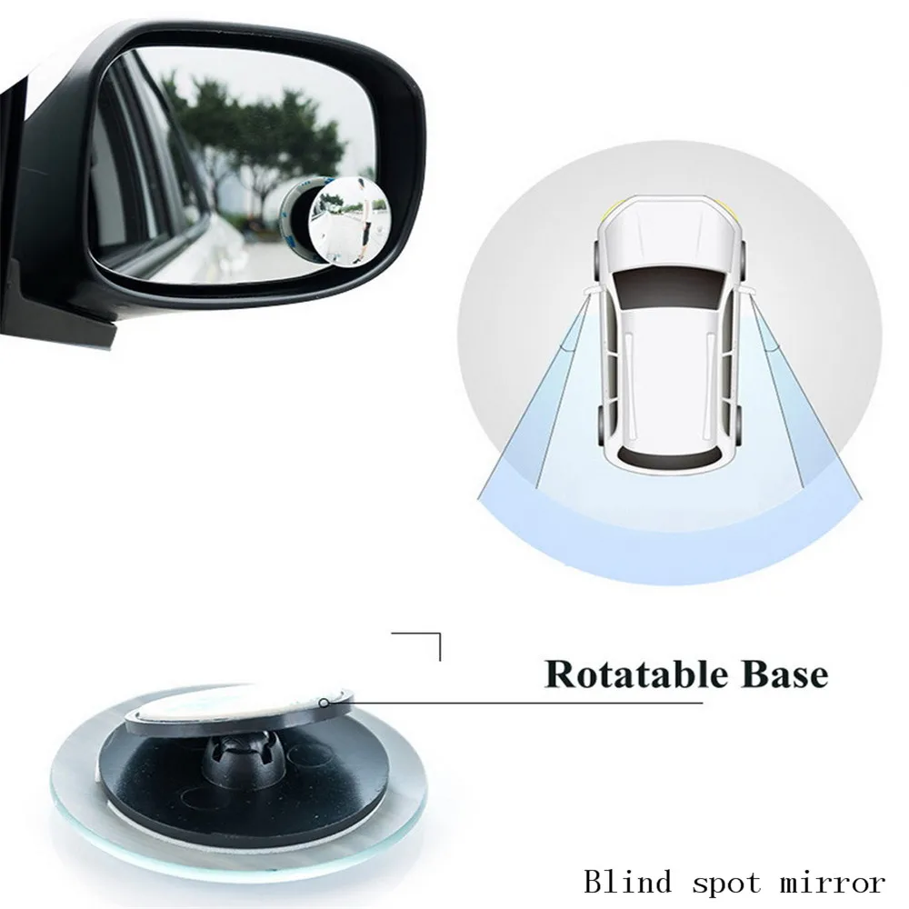Car 360 Degree Wide Angle Round shape Convex Mirror Blind Spot Rear View Mirror Parking Car Styling safe drive accessories
Car 360 Degree Wide Angle Round shape Convex Mirror Blind Spot Rear View Mirror Parking Car Styling safe drive accessories