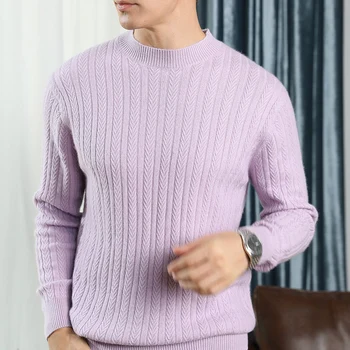 Men Jumpers 100% Pashmina Knitted Sweater and Pullover Oneck 4Color Standard Clothes High Quality Pure Cashmere Knitwears Tops
Men Jumpers 100% Pashmina Knitted Sweater and Pullover Oneck 4Color Standard Clothes High Quality Pure Cashmere Knitwears Tops