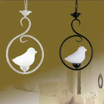 Nordic glass bird Chandeliers led lamps modern art Living room bedroom led lamp E27 bulb Black White led lustre light Chandelier
Nordic glass bird Chandeliers led lamps modern art Living room bedroom led lamp E27 bulb Black White led lustre light Chandelier