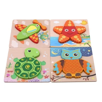 Cute Cartoon Animal Wooden Puzzle Jigsaw Wooden Toys For Children Intelligence Development Kids Montessori Educational Learning
Cute Cartoon Animal Wooden Puzzle Jigsaw Wooden Toys For Children Intelligence Development Kids Montessori Educational Learning