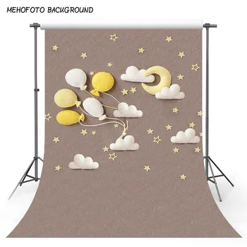 Photography Backdrop Brown Gold Moon Yellow Balloons Photo Background Newborn 5x7 Baby Shower Twinkle Stars Backdrops Studio
Photography Backdrop Brown Gold Moon Yellow Balloons Photo Background Newborn 5x7 Baby Shower Twinkle Stars Backdrops Studio