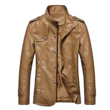 Korean version men's fashion casual motorcycle leather coat /male Slim solid colour single breasted leather jacket
Korean version men's fashion casual motorcycle leather coat /male Slim solid colour single breasted leather jacket