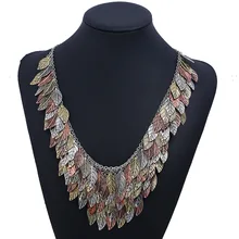 Vintage Necklace Leaf Coin Necklace Big Statement Large Necklace Fashion Accessories Jewelry Punk Style Ethnic Necklace Choker
Vintage Necklace Leaf Coin Necklace Big Statement Large Necklace Fashion Accessories Jewelry Punk Style Ethnic Necklace Choker