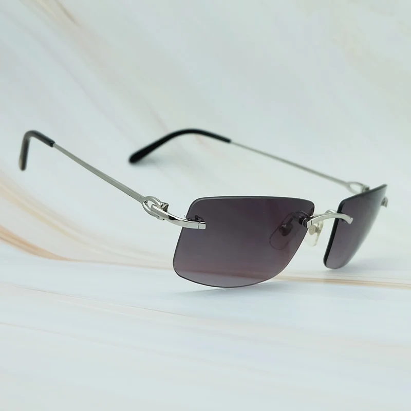 New Popular Unisex Rimless Metal Sunglasses Men Women Brand Carter Sunglass UV Protect Retro Vintage Designer Square Glasses
New Popular Unisex Rimless Metal Sunglasses Men Women Brand Carter Sunglass UV Protect Retro Vintage Designer Square Glasses