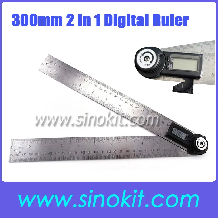600mm 2 in1 Digital Angle Finder Meter Protractor Goniometer Ruler 360' Measurer AR300
600mm 2 in1 Digital Angle Finder Meter Protractor Goniometer Ruler 360' Measurer AR300