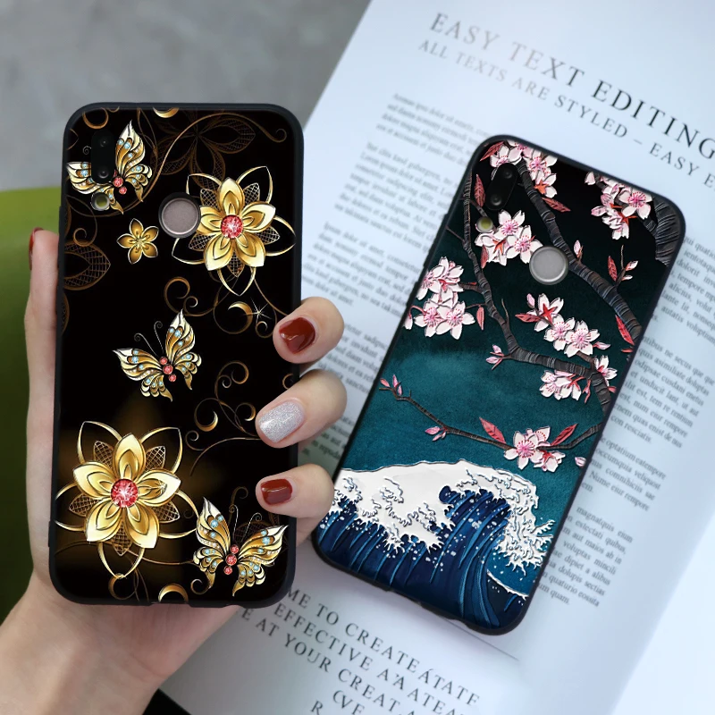 3D Emboss Floral Coque For Huawei Honor 20i 10i 8X Soft TPU For Huawei Mate 20 Lite Pro Y9 Y6 Y7 Pro Prime 2019 2018 Back Covers
3D Emboss Floral Coque For Huawei Honor 20i 10i 8X Soft TPU For Huawei Mate 20 Lite Pro Y9 Y6 Y7 Pro Prime 2019 2018 Back Covers