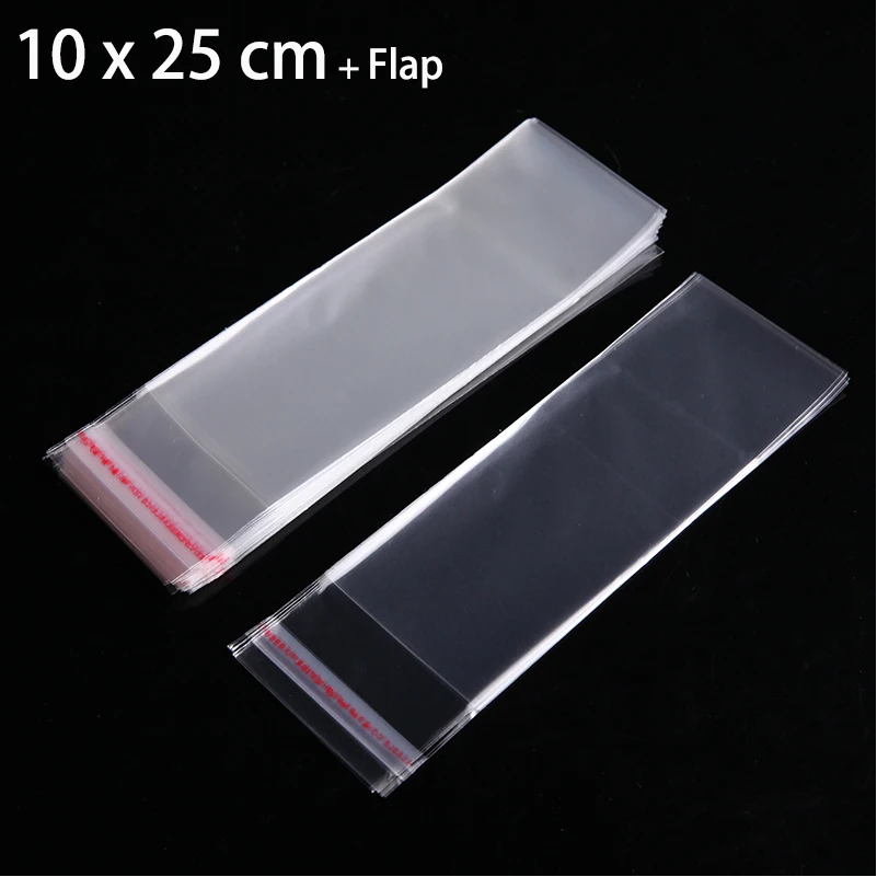 100pcs 10 x 25cm Clear Plastic Envelope Seal Bags Poly Resealable Bakery Cookie Packaging Bag Cellophane Cello Pouches
100pcs 10 x 25cm Clear Plastic Envelope Seal Bags Poly Resealable Bakery Cookie Packaging Bag Cellophane Cello Pouches