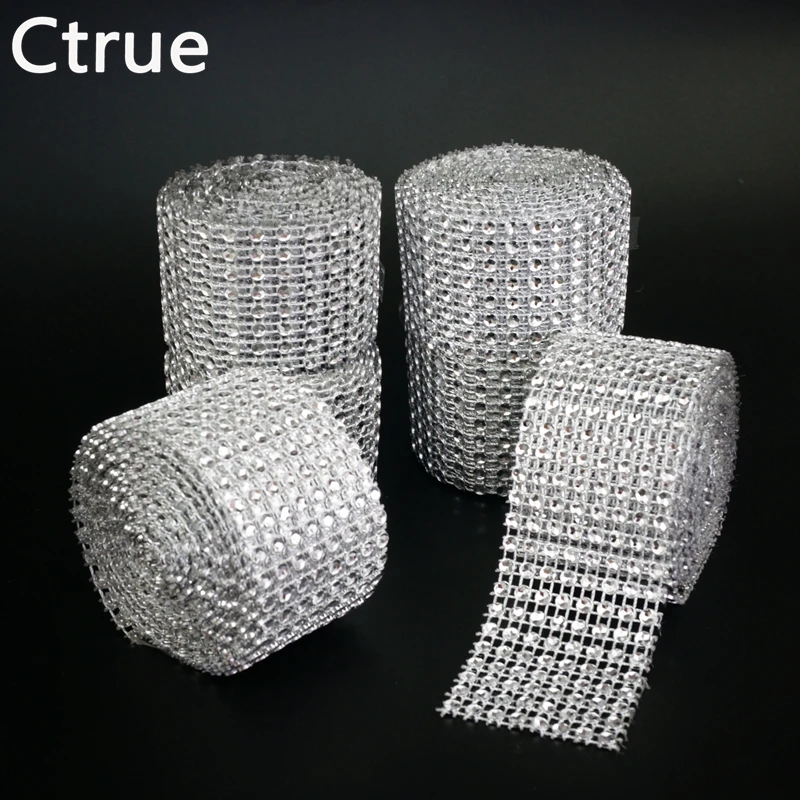 1pcs 4cm*2meter Bling Diamond mesh Wrap ribbon silver Rhinestone Mesh Roll Tape Tulle Crystal Ribbon cake wedding decoration
1pcs 4cm*2meter Bling Diamond mesh Wrap ribbon silver Rhinestone Mesh Roll Tape Tulle Crystal Ribbon cake wedding decoration