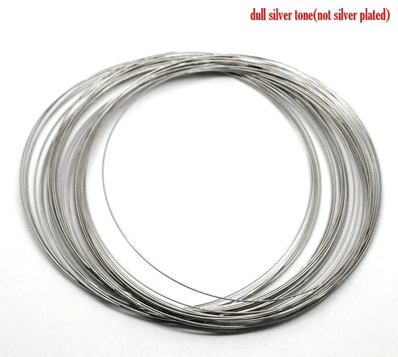 8SEASONS 200 Loops Silver Tone Color Memory Beading Wire 100mm-105mm Dia. 2016 new
8SEASONS 200 Loops Silver Tone Color Memory Beading Wire 100mm-105mm Dia. 2016 new