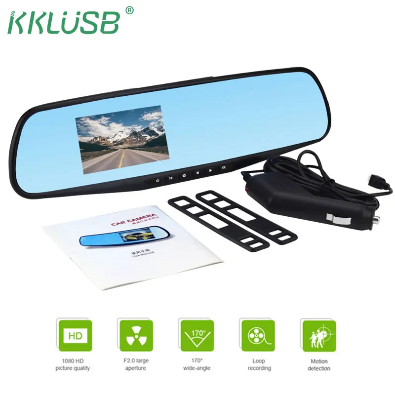 Car Dvr Camera 3.2 Inch Full HD 1080P Auto Rearview Mirror Digital Video Recorder Dual Lens Registratory Camcorder DVR Dash Cam
Car Dvr Camera 3.2 Inch Full HD 1080P Auto Rearview Mirror Digital Video Recorder Dual Lens Registratory Camcorder DVR Dash Cam