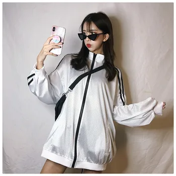 Fashion loose long section thin section mesh cardigan sun protection clothing casual simple versatile baseball uniform jacket
Fashion loose long section thin section mesh cardigan sun protection clothing casual simple versatile baseball uniform jacket