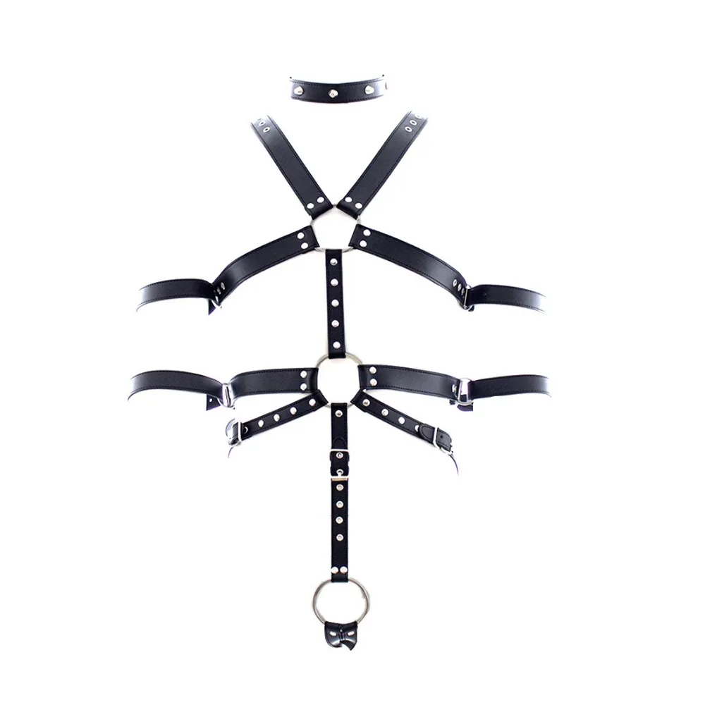 Cosplay&ware Yizyif Sexy Body Chest Harness Men Arm Bondage Of Pu Leather Cock Punk Ring Harajuku Goth Dance Nightclub 16 Cosplay&ware Yizyif Sexy Body Chest Harness Men Arm Bondage Of Pu Leather Cock Punk Ring Harajuku Goth Dance Nightclub -Zentai shop online HTB1OEePpQSWBuNjSszdq6zeSpXaA.jpg