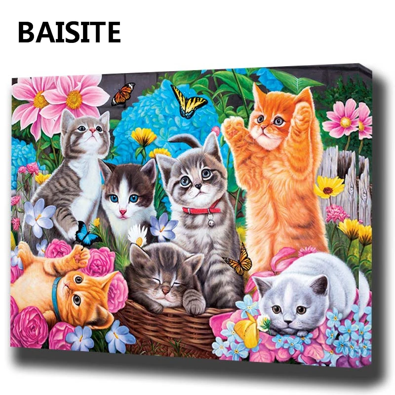 BAISITE DIY Framed Oil Painting By Numbers Animal Pictures Canvas Painting For Living Room Wall Art Home Decor
BAISITE DIY Framed Oil Painting By Numbers Animal Pictures Canvas Painting For Living Room Wall Art Home Decor