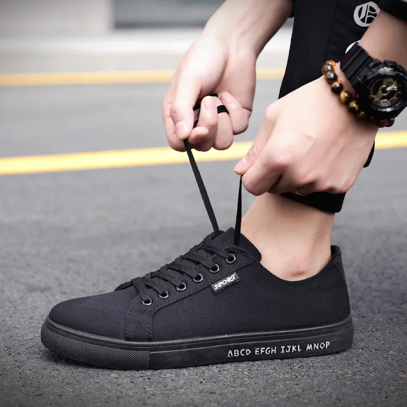 Spor Ayakkabi ERKEK Men Low Boots Shoes Canvas Sneakers Korean Style Tenis Summer Flat Shoes Man Student Skateboarding Shoes
Spor Ayakkabi ERKEK Men Low Boots Shoes Canvas Sneakers Korean Style Tenis Summer Flat Shoes Man Student Skateboarding Shoes