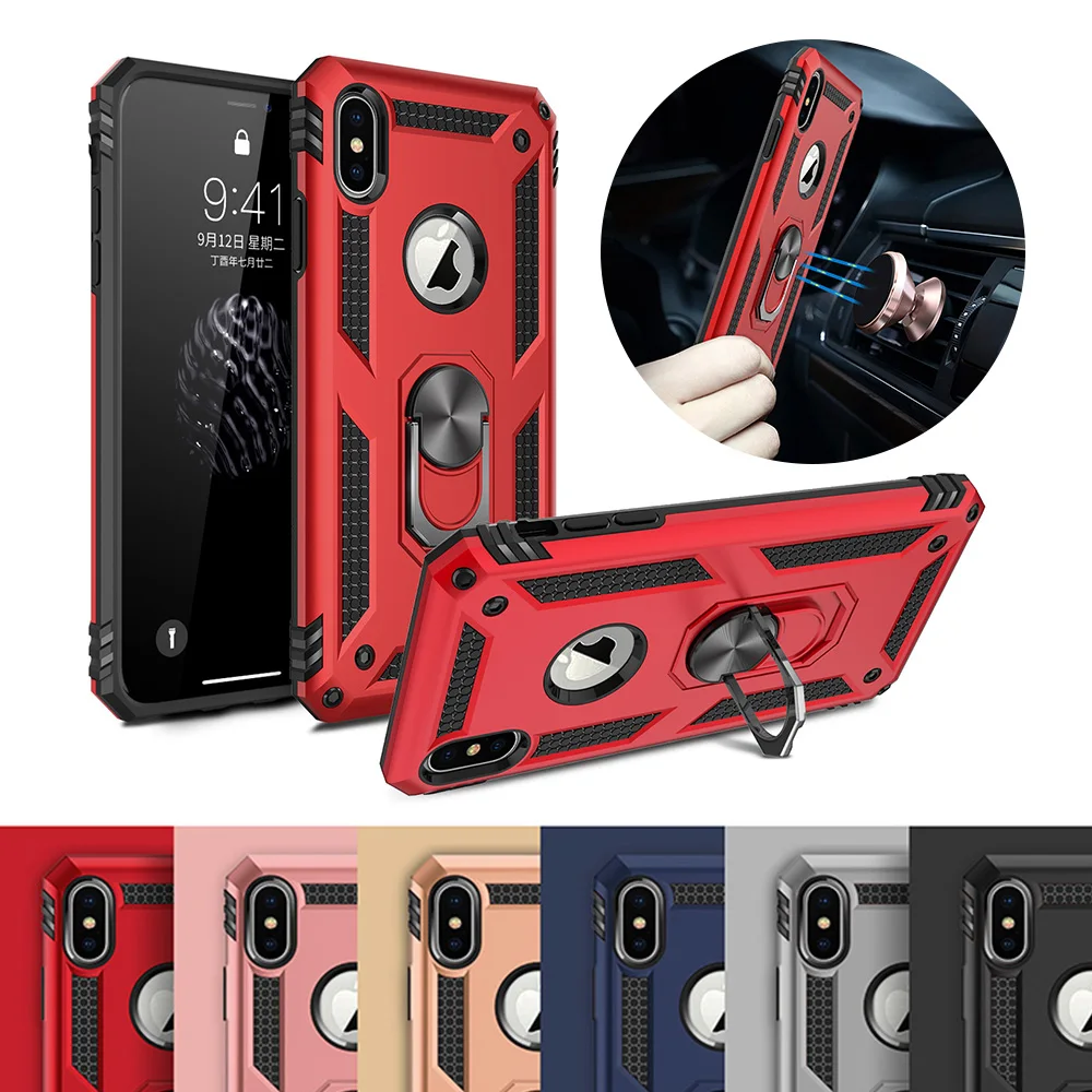 For iPhone XS Max Hybrid Rugged Armor Stand Case For iPhone X XR 6 6S Plus 7 8 Plus Magnetic Ring Holder Car Holder Cover Case
For iPhone XS Max Hybrid Rugged Armor Stand Case For iPhone X XR 6 6S Plus 7 8 Plus Magnetic Ring Holder Car Holder Cover Case