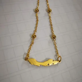 Anniyo Gold Color Curacao Map Pendant and Ball Necklaces for Women Jewelry Maps Gifts
Anniyo Gold Color Curacao Map Pendant and Ball Necklaces for Women Jewelry Maps Gifts