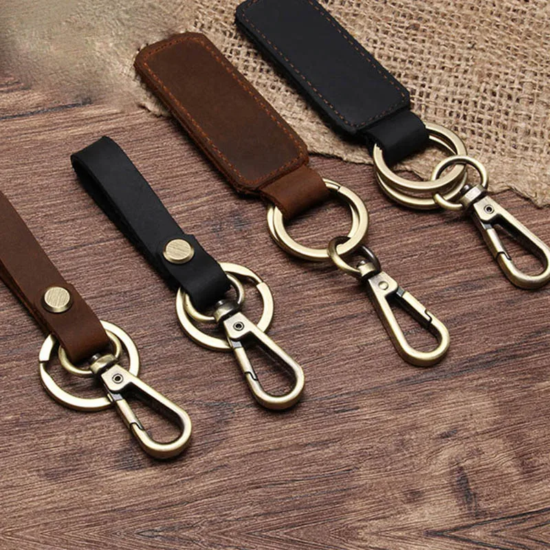 RE Personality Handmade Leather Keyring Retro Vintage Bronze Car Keychain Pendant Waist Hanging Men Women Jewelry Gift J2735
RE Personality Handmade Leather Keyring Retro Vintage Bronze Car Keychain Pendant Waist Hanging Men Women Jewelry Gift J2735