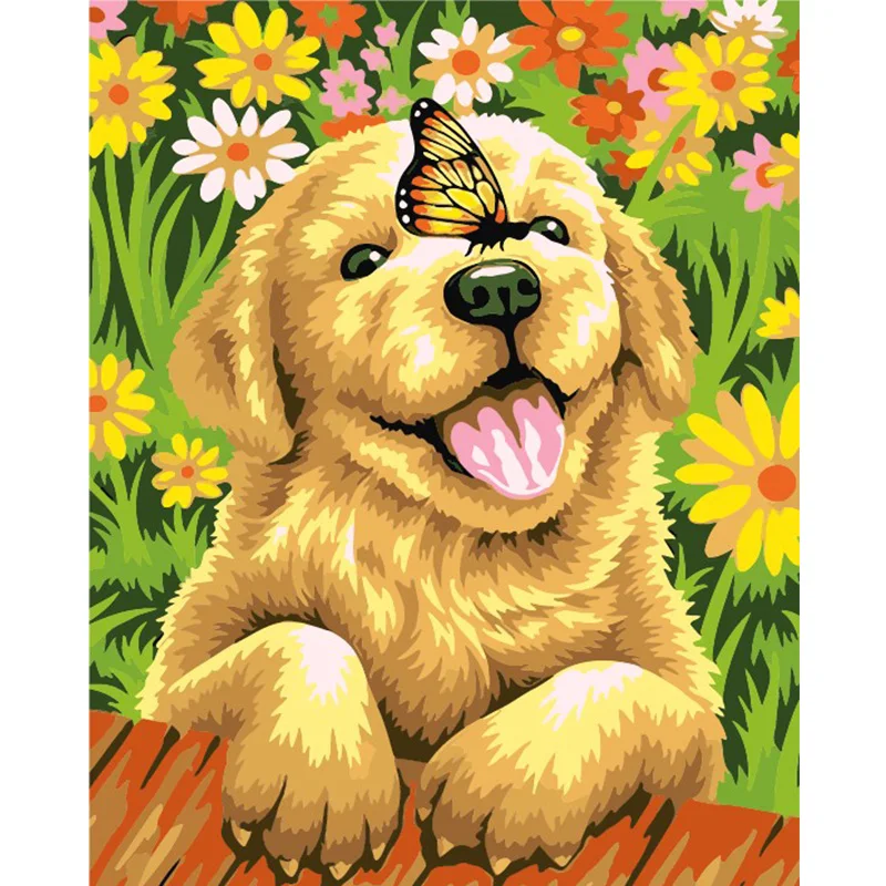 Cute dog orangutan animal pictures digital painting by numbers oil paint by adults kids living room decoration Children's gift
Cute dog orangutan animal pictures digital painting by numbers oil paint by adults kids living room decoration Children's gift