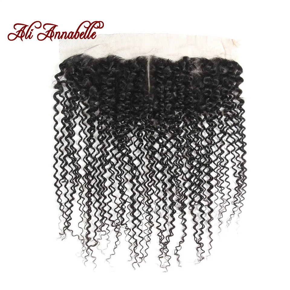 ALI ANNABELLE Brazilian Kinky Curly 13x4 Ear To Ear Lace Frontal Closure Swiss Lace 100% Remy Human Hair Closure Middle Part
ALI ANNABELLE Brazilian Kinky Curly 13x4 Ear To Ear Lace Frontal Closure Swiss Lace 100% Remy Human Hair Closure Middle Part