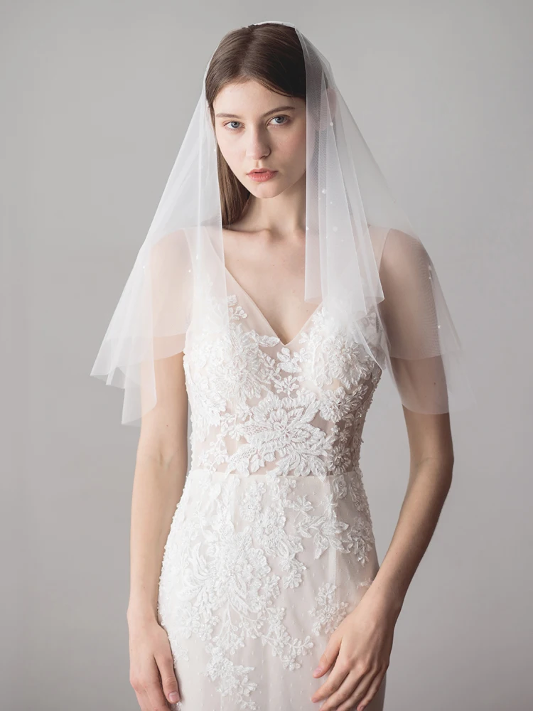 2019 New Short Two Layers Wedding Veil Simple Bridal Veil Mantilla Bridal Veil Wedding Accessories Veu De Noiva EE614
2019 New Short Two Layers Wedding Veil Simple Bridal Veil Mantilla Bridal Veil Wedding Accessories Veu De Noiva EE614