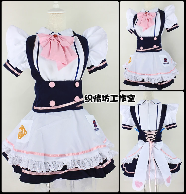 Harajuku Cos Man Woman Halloween Cosplay Anime Cartoon Japanese Alice Maid princess Cosplay Costume
Harajuku Cos Man Woman Halloween Cosplay Anime Cartoon Japanese Alice Maid princess Cosplay Costume