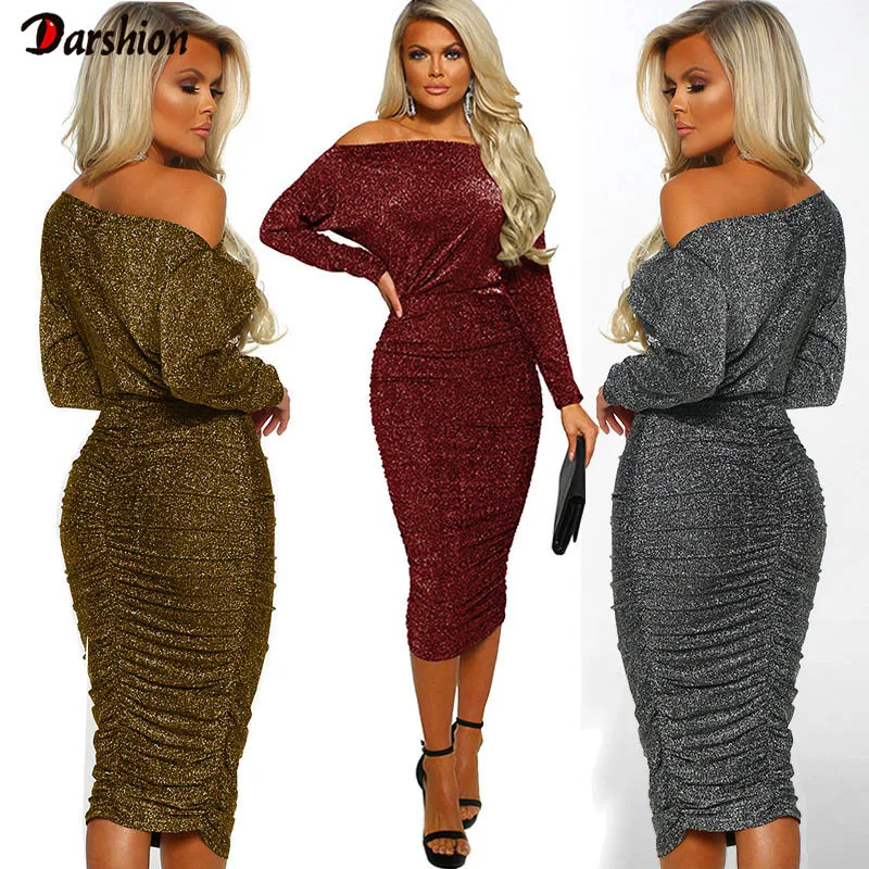 Summer Clothes Dresses Woman Party Night Dress Women Off The Shoulder Sexy Long Sleeve Dress Girl 2019 New Fashion Dress 
Summer Clothes Dresses Woman Party Night Dress Women Off The Shoulder Sexy Long Sleeve Dress Girl 2019 New Fashion Dress