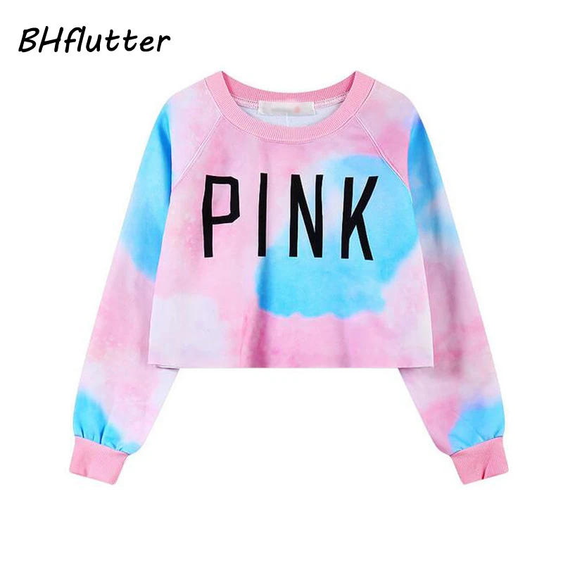BHflutter 2017 Women Pullover Autumn Harajuku Style Casual Long Sleeve Crop Tops Round Neck Female Sexy Cropped Sweatshirt
BHflutter 2017 Women Pullover Autumn Harajuku Style Casual Long Sleeve Crop Tops Round Neck Female Sexy Cropped Sweatshirt