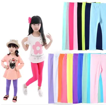 Girls leggings Autumn Candy color Leggings children solid tights baby kids leggings girl trousers 2-13 Y 
Girls leggings Autumn Candy color Leggings children solid tights baby kids leggings girl trousers 2-13 Y