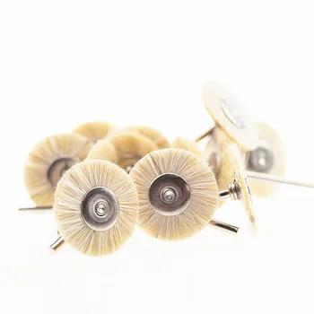30pcs Soft Dental Polishing BrushesWhite Goat Hair Buffing Cleaning Wheels Brush Burs For Dental Lab Rotary Tools
30pcs Soft Dental Polishing BrushesWhite Goat Hair Buffing Cleaning Wheels Brush Burs For Dental Lab Rotary Tools