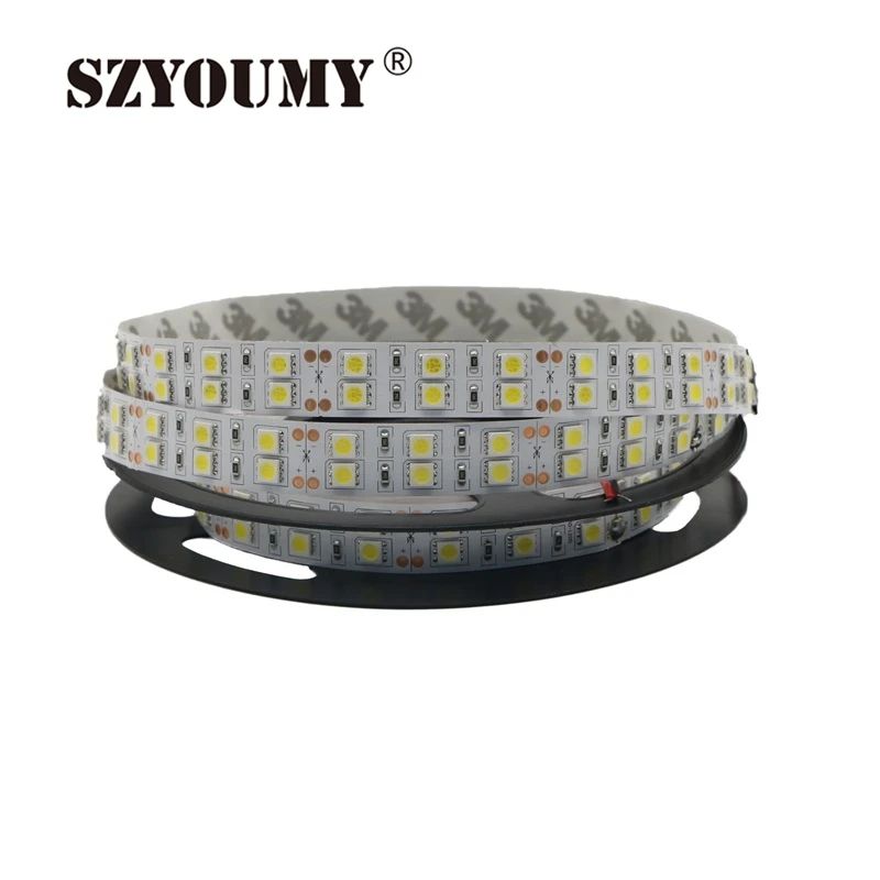 SZYOUMY Double Row SMD 5050 Led Strip 120Leds/m 600Leds 5m White/Warm White Non-Waterproof Free Shipping
SZYOUMY Double Row SMD 5050 Led Strip 120Leds/m 600Leds 5m White/Warm White Non-Waterproof Free Shipping