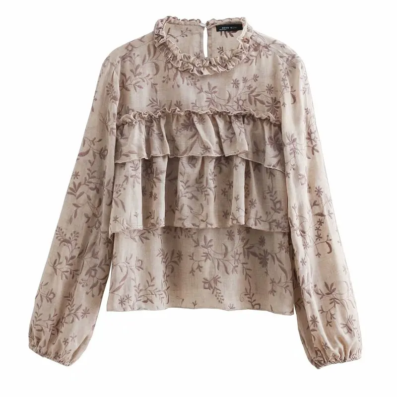 New arrival BB58-9115 European and American fashion style laminated decorative embroidered blouses
New arrival BB58-9115 European and American fashion style laminated decorative embroidered blouses