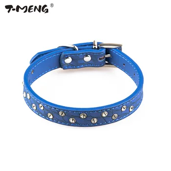 Bling Rhinestone Dog Collar Diamante Pu Leather Cat Necklace For Puppy Small Big Dogs Crocodile Pattern Pet Products
Bling Rhinestone Dog Collar Diamante Pu Leather Cat Necklace For Puppy Small Big Dogs Crocodile Pattern Pet Products