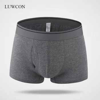 LUWCON 4Pcs/lot Cotton Men's Underwear Boxer Shorts Solid Comfortable Panties Multi-color
LUWCON 4Pcs/lot Cotton Men's Underwear Boxer Shorts Solid Comfortable Panties Multi-color