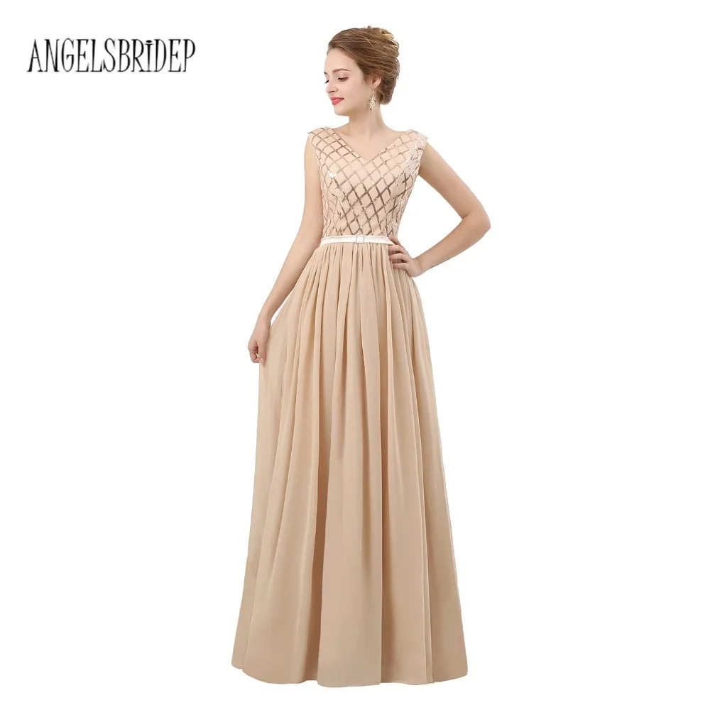 ANGELSBRIDEP Long Chiffon V Neck Prom Dress Vestido de Festa Floor Length Strapless Party Evening Gowns A-Line Prom Dresses 2018
ANGELSBRIDEP Long Chiffon V Neck Prom Dress Vestido de Festa Floor Length Strapless Party Evening Gowns A-Line Prom Dresses 2018