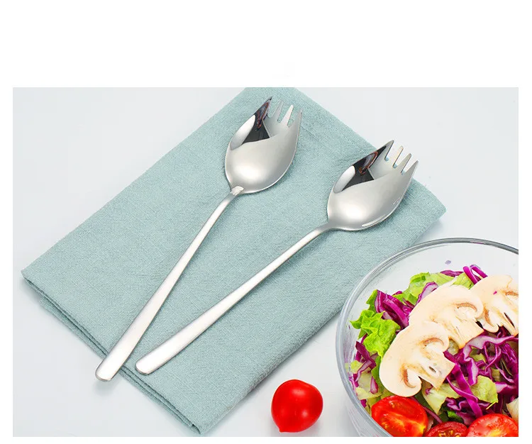 1PC Stainless Steel 2 in 1 Sporks Creative Spoon Fork Utensils Combo Spaghetti Salad Dessert Fruit Heavy Duty Flatware PA 004
1PC Stainless Steel 2 in 1 Sporks Creative Spoon Fork Utensils Combo Spaghetti Salad Dessert Fruit Heavy Duty Flatware PA 004