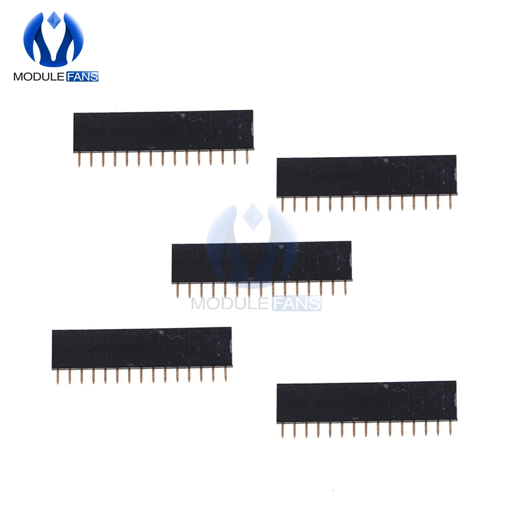 5Pcs 15Pin 15 Pin 1X15 Single Row Straight Female Pin Header 2.54mm Pitch Strip Connector Socket
5Pcs 15Pin 15 Pin 1X15 Single Row Straight Female Pin Header 2.54mm Pitch Strip Connector Socket