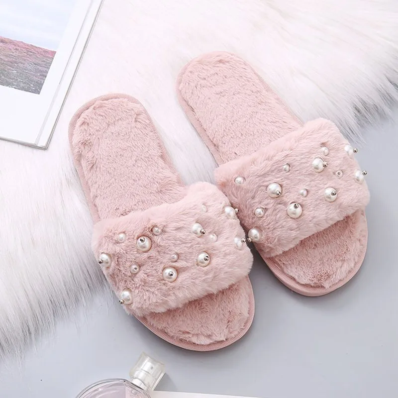 2018 Womens Fur Slippers Winter Shoes Big Size Home Slipper Plush Pantufa Women Indoor Warm Fluffy Terlik Cotton Shoes
2018 Womens Fur Slippers Winter Shoes Big Size Home Slipper Plush Pantufa Women Indoor Warm Fluffy Terlik Cotton Shoes