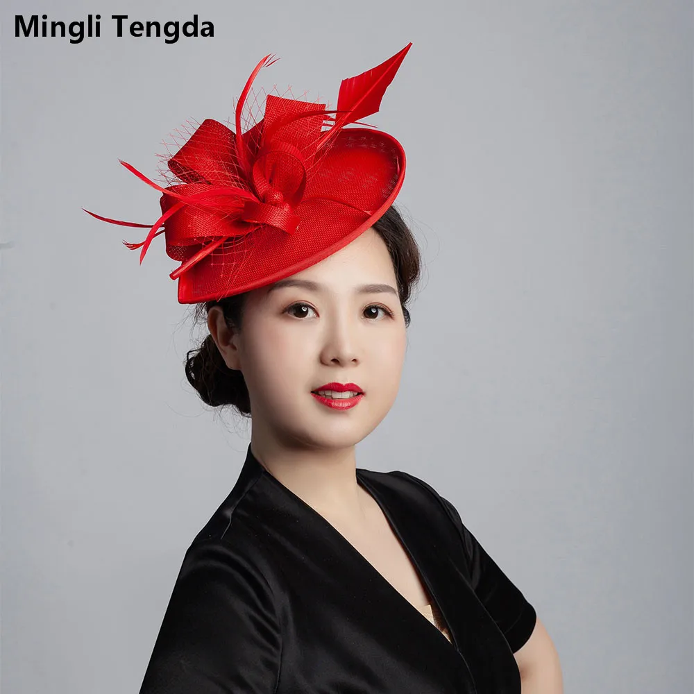 Mingli Tengda Royal Blue Wedding Photography Bride Hat Wedding Party Linen Yarn Headgear Elegant Ladies Feather Headdress rose R
Mingli Tengda Royal Blue Wedding Photography Bride Hat Wedding Party Linen Yarn Headgear Elegant Ladies Feather Headdress rose R