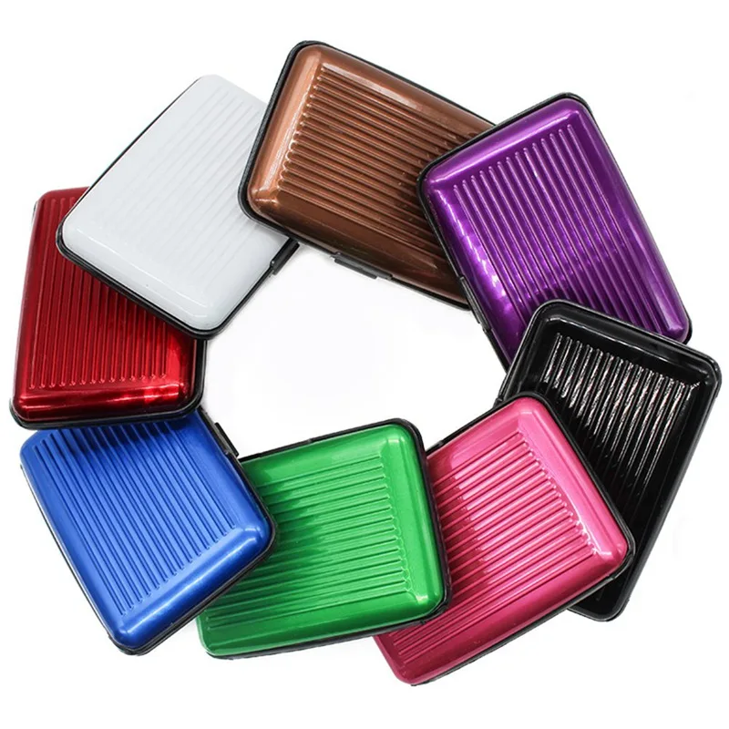 Aluminium Alloy Anti Rfid Blocking Bank Card Holder ID Bank Card Case Rfid Protection Metal Credit Card Holder
Aluminium Alloy Anti Rfid Blocking Bank Card Holder ID Bank Card Case Rfid Protection Metal Credit Card Holder