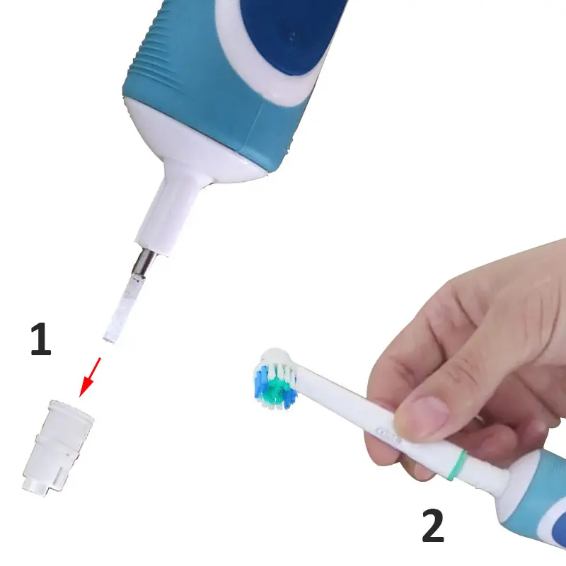 Насадки для электрической зубной щетки сменные насадки Brau Oral B мягкая щетина Vitality