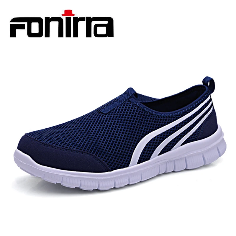 FONIRRA 2019 New Men Casual Shoes Mesh Super Light Summer Loafers for Man Slip-on Breathable Flats Comfort 156 | Обувь
