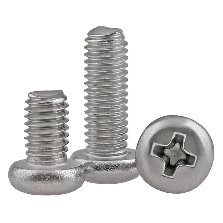 20/50Pcs M2 M2.5 M3 M4 GB818 304 Stainless Steel Cross Recessed Pan Head PM Screws Phillips Screws Length 3-80mm
20/50Pcs M2 M2.5 M3 M4 GB818 304 Stainless Steel Cross Recessed Pan Head PM Screws Phillips Screws Length 3-80mm