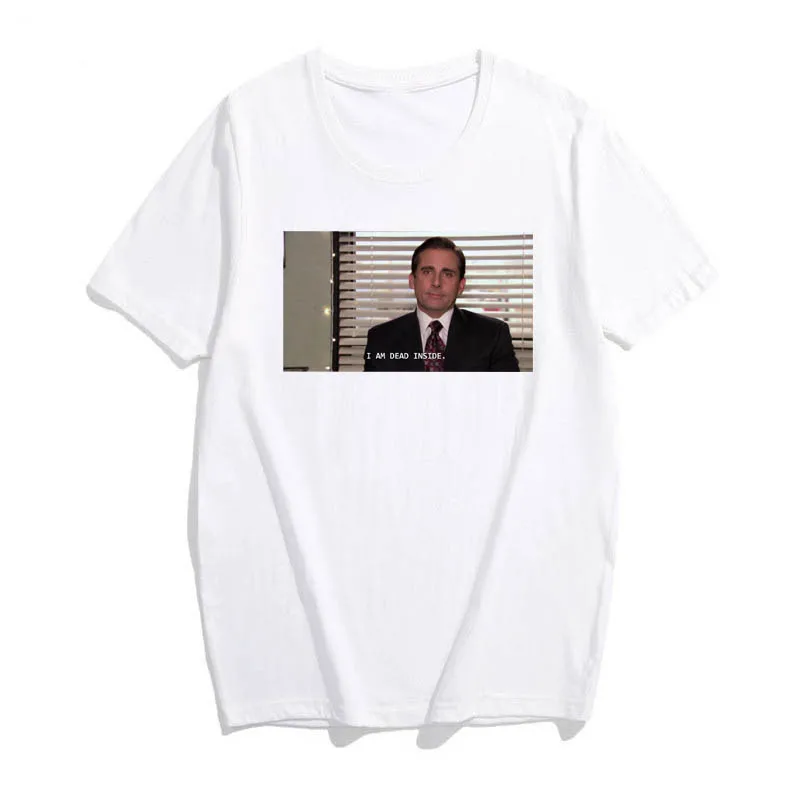 An interesting man The Office Michael Scott am inside summer women's short-sleeved TV show casual fashion loose T-shirt clothes
An interesting man The Office Michael Scott am inside summer women's short-sleeved TV show casual fashion loose T-shirt clothes
