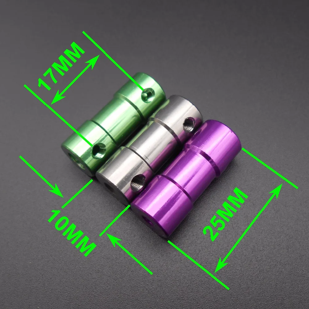 10PCS X Green Aluminum coupling Shaft Coupler Connector 2.3MM-3MM 3MM-3.17MM 4MM-5MM NEW 1LOT=10PCS With 2 wrenches *FD478-480
10PCS X Green Aluminum coupling Shaft Coupler Connector 2.3MM-3MM 3MM-3.17MM 4MM-5MM NEW 1LOT=10PCS With 2 wrenches *FD478-480