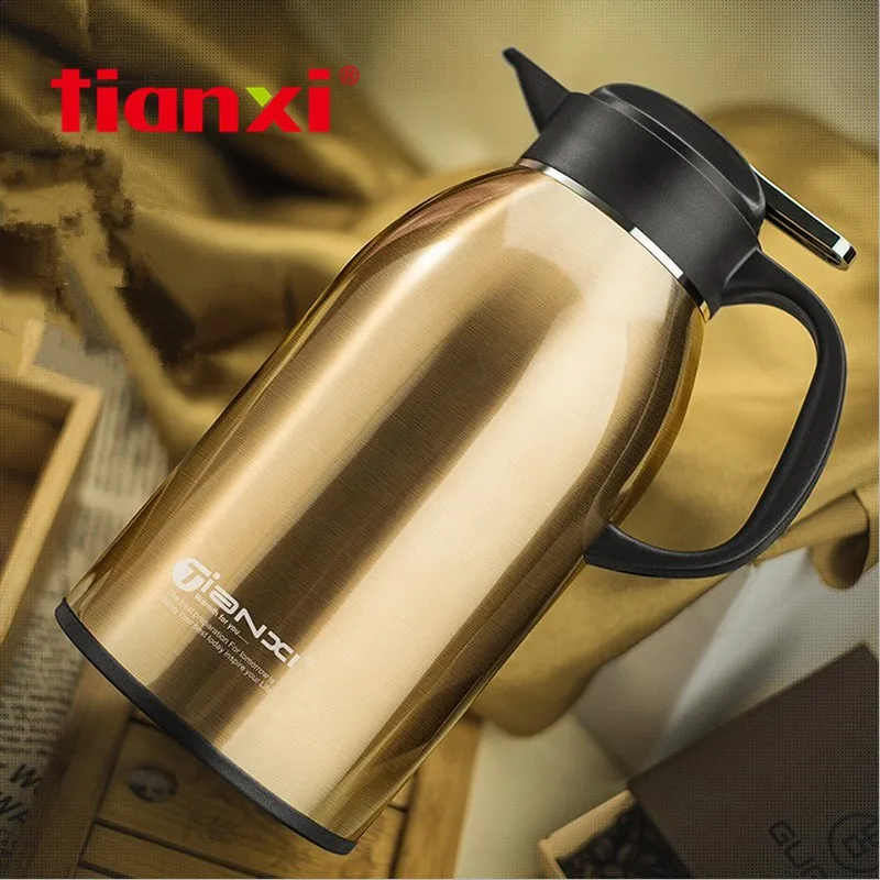 2.2L Thermos Kettle Stainless Steel Coffee Pot Insulation Drink water for bottle Thermose M Jug Vacuum Flask Cup kitchen Thermal
2.2L Thermos Kettle Stainless Steel Coffee Pot Insulation Drink water for bottle Thermose M Jug Vacuum Flask Cup kitchen Thermal