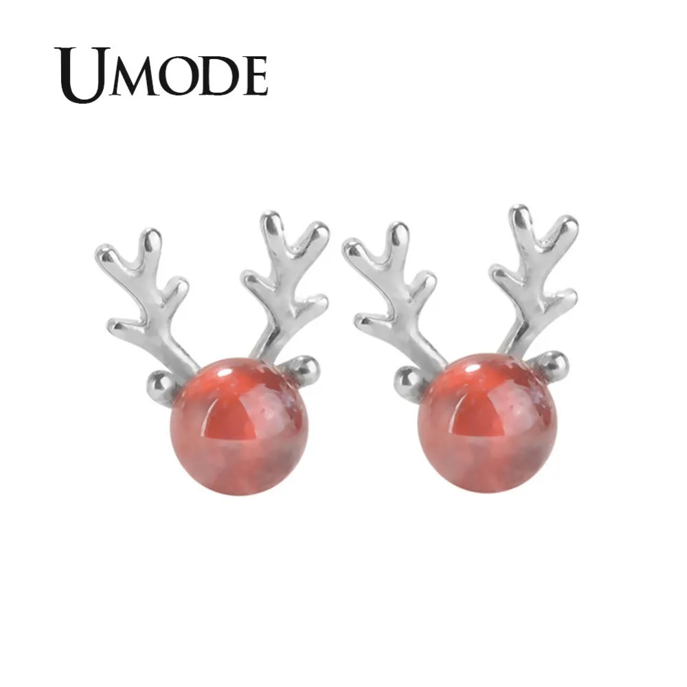 UMODE Korean Fashion Deer Red Garnet Natural Stone Studs Earings for Womens Jewellery Valentine's Day oorbellen UE0463
UMODE Korean Fashion Deer Red Garnet Natural Stone Studs Earings for Womens Jewellery Valentine's Day oorbellen UE0463