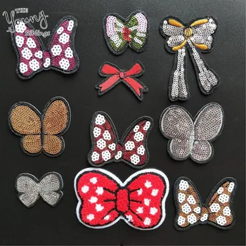 Cute Bowknot Embroidery Applique Iron On Patch For Clothing Sewing Sequins patches Badge Paste Stickers Decorate Clothes bag
Cute Bowknot Embroidery Applique Iron On Patch For Clothing Sewing Sequins patches Badge Paste Stickers Decorate Clothes bag