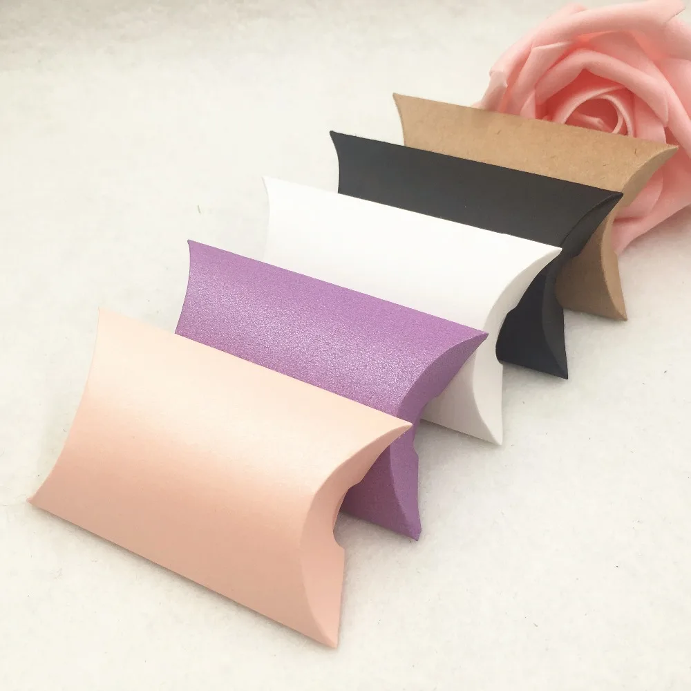 50Pcs/Lot Various Colors Kraft Paper Pillow Candy Boxees Gift Bag Wedding Party Gift For Birthday Christmas Party Boxes
50Pcs/Lot Various Colors Kraft Paper Pillow Candy Boxees Gift Bag Wedding Party Gift For Birthday Christmas Party Boxes