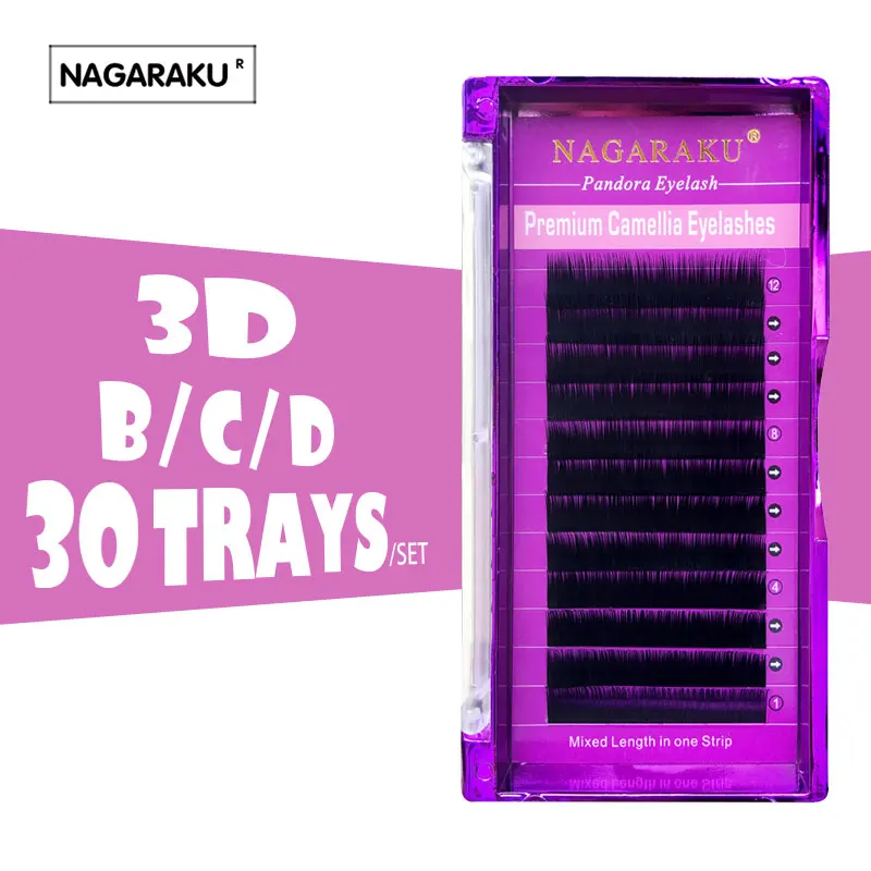 NAGARAKU 30cases 3D-6D Camellia Eyelash Pandora Eyelashes 0.07 Volume Eyelash Extensions Mixed Length in One Lash Strip
NAGARAKU 30cases 3D-6D Camellia Eyelash Pandora Eyelashes 0.07 Volume Eyelash Extensions Mixed Length in One Lash Strip